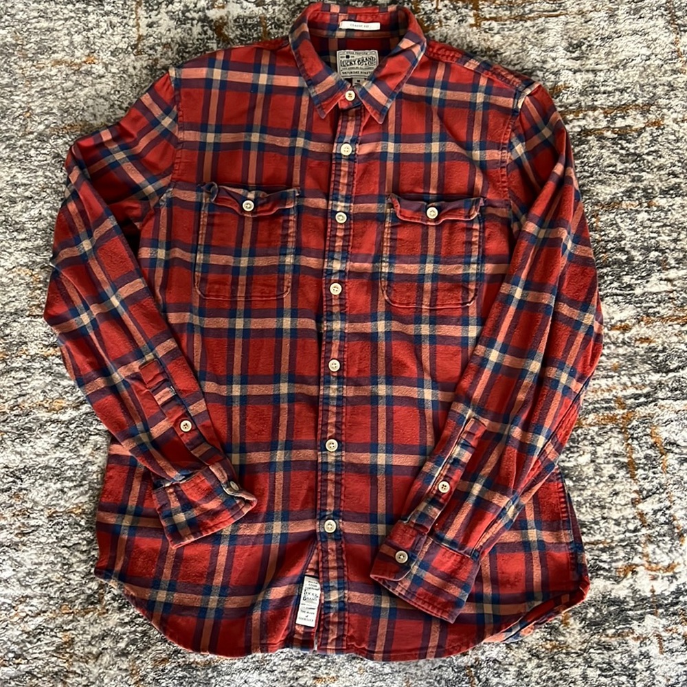 Lucky Brand Men’s Flannel Classic Fit